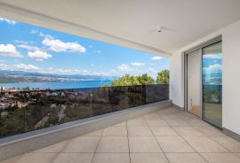 OPATIJA, CENTAR - odličan penthouse u novogradnji s pogledom na more, zajednički bazen, garaža, Opatija, Stan