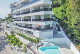 OPATIJA, CENTAR - odličan penthouse u novogradnji s pogledom na more, zajednički bazen, garaža, Opatija, Stan