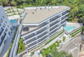 OPATIJA, CENTAR - odličan penthouse u novogradnji s pogledom na more, zajednički bazen, garaža, Opatija, Appartment