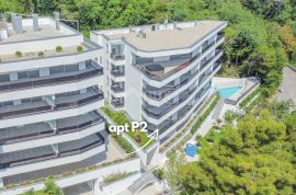 OPATIJA, CENTAR - prostrani stan u novogradnji s pogledom na more, zajednički bazen, garaža, Opatija, Appartment