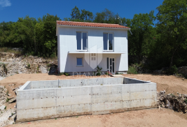 Labin, okolica, kamena kuća s pogledom na more, Labin, Casa