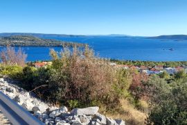 DALMACIJA, TROGIR - Građevinsko zemljište s pogledom na more, Trogir, Terrain