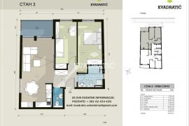 Extra Lux stan kod Zvezdinog stadiona 72m2, I, - Bez Provizije, Voždovac, Appartment