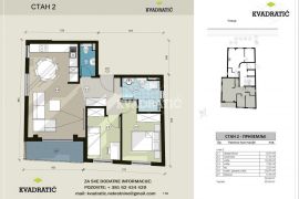 Extra Lux stan kod Zvezdinog stadiona 62m2, Dvorište, - Bez Provizije, Voždovac, Flat