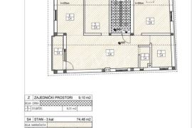 Bukovac- ROH BAU STAN, 4 sobe, 78 m2, Zagreb, Apartamento