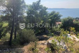 Podgora, građevinsko zemljište 800m2, s pogledom, 450 m od mora, Podgora, Terrain