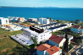 ZADAR, PRIVLAKA - Eskluzivan Penthouse s Prostranom Krovnom Terasom 120 Metara od Mora s Očaravajućim Pogledom na More! S10, Privlaka, شقة