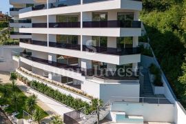 OPATIJA, luksuzan stan 2S+DB s pogledom na more u novogradnji s bazenom (P2), Opatija, Kвартира