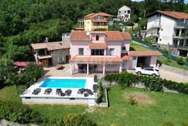 OPATIJA, IČIĆI, POLJANE- villa 500m2 s pogledom na more i bazenom + okoliš  1600m2, Opatija - Okolica, Kuća