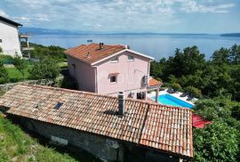 OPATIJA, IČIĆI, POLJANE- villa 500m2 s pogledom na more i bazenom + okoliš  1600m2, Opatija - Okolica, Kuća