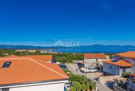 OTOK KRK, okolica Malinske - Dvoetažni apartman s panoramskim pogledom na more, Malinska-Dubašnica, Flat