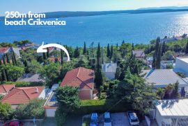 CRIKVENICA, DRAMALJ - rustikalna vila s rimskim vrtom samo 250 metara od plaže, GARAŽA, ekskluzivno, Crikvenica, Casa