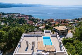 OPATIJA, stan 2S+DB s pogledom na more u novogradnji s bazenom (P7), Opatija, Apartamento