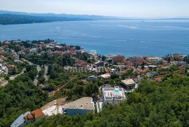 OPATIJA, stan 2S+DB s pogledom na more u novogradnji s bazenom (P1), Opatija, Kвартира