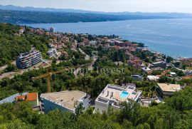 OPATIJA, stan 2S+DB s pogledom na more u novogradnji s bazenom (P1), Opatija, Kвартира