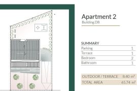 Stan Prodaja modernih apartmana u predivnom stambenom naselju, Umag A2-D8, Umag, Stan