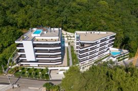 OPATIJA, CENTAR, NOVOGRADNJA s pogledom na more, bazen, garaža, Opatija, Apartamento