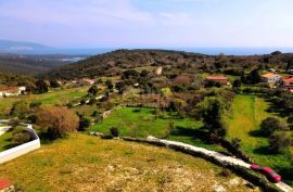 ISTRA, KAVRAN - Građevinsko zemljište s građevinskom dozvolom - POGLED NA MORE!!, Marčana, Земля