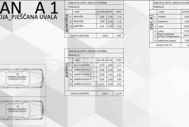 Pula, Pješčana Uvala - trosobni stan novogradnje u prizemlju s vrtom, NKP 60m2 - 450m od mora, Medulin, Appartement