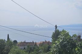 OPATIJA, POBRI- građevinsko zemljište 615m2 s pogledom na more za stambenu zgradu-stanove-apartmane/ obiteljsku kuću/ kuću za iznajmljivanje- odmor s bazenom, Opatija - Okolica, Terra