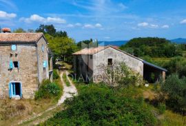 Cerovlje, okolica, dvije kamene kuće sa prekrasnim pogledom, Cerovlje, Σπίτι