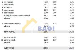 ZADAR, PLOVANIJA 3-sobni stan 110m2, Zadar, Διαμέρισμα