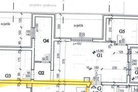 Pula, trosoban stan u  širem centru grada, NKP 54,96 m2, Pula, شقة