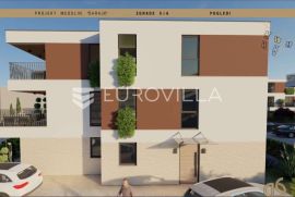 Medulin, širi centar, zgr 6, trosoban stan S1 u prizemlju moderne novogradnje, NKP 88.89 m2 s vrtom, Medulin, شقة