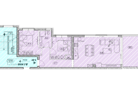 OPATIJA, CENTAR- stan novogradnja 77,09m2 s panoramskim pogledom na more- APARTMAN 6, Opatija, Daire