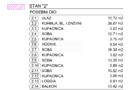 OPATIJA, CENTAR- stan novogradnja 156,85m2 s panoramskim pogledom na more- STAN 2, Opatija, Διαμέρισμα