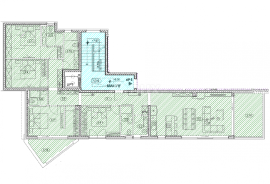 OPATIJA, CENTAR- stan novogradnja 156,85m2 s panoramskim pogledom na more- STAN 3, Opatija, شقة