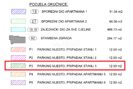 OPATIJA, CENTAR- stan novogradnja 156,85m2 s panoramskim pogledom na more- STAN 3, Opatija, شقة