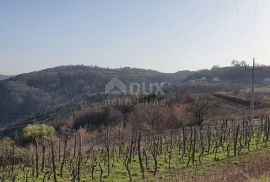 ISTRA, MOTOVUN, KAŠĆERGA - Građevinsko zemljište s građevinskom dozvolom, panoramski pogled!, Pazin - Okolica, Zemljište