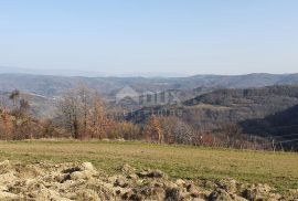 ISTRA, MOTOVUN, KAŠĆERGA - Građevinsko zemljište s građevinskom dozvolom, panoramski pogled!, Pazin - Okolica, Zemljište