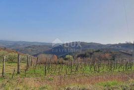 ISTRA, MOTOVUN, KAŠĆERGA - Građevinsko zemljište s građevinskom dozvolom, panoramski pogled!, Pazin - Okolica, Zemljište