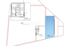 ZADAR, SUKOŠAN - Dvoetažni penthouse s pogledom na more, bazenom i sunčalištem - S3, Sukošan, Διαμέρισμα