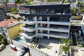 OPATIJA, CENTAR – luksuzan objekt od 155m2 s privatnim bazenom, wellness, concierge, recepcija, garaža, Opatija, Daire