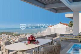 Makarska, ekskluzivan penthouse s privatnim bazenom NKP 170.18 m2, Makarska, Stan