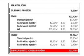 Samobor, Domaslovec, Novogradnja, četverosoban stan NKP 91 m2, Διαμέρισμα