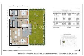 Zagreb, Prilaz baruna Filipovića, luksuzna novogradnja, trosoban stan s vrtom NKP 76,88 m2, Zagreb, شقة