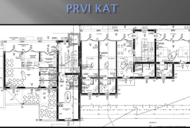 OPATIJA, JUŠIĆI - zemljište 1330m2 sa započetom gradnjom objekta od 1250m2 s pogledom na more, Matulji, Arazi