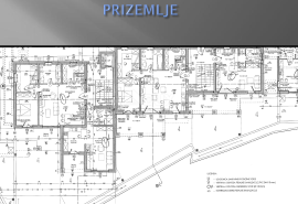 OPATIJA, JUŠIĆI - zemljište 1330m2 sa započetom gradnjom objekta od 1250m2 s pogledom na more, Matulji, Arazi