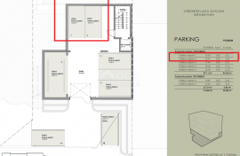 COSTABELLA, BIVIO, KANTRIDA - eksluzivan stan 101,87m2 prizemlje, 100m od mora, prekrasan pogled + okućnica 40m2- STAN 1, Rijeka, شقة