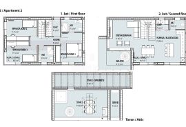 OPATIJA, stan 3S+DB s pogledom na more, u novogradnji (K2/S2), Opatija, Appartment