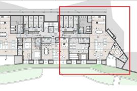 OPATIJA, CENTAR - stan prizemlje 172m2 s pogledom na more wellnessom i teretanom K2, Opatija, شقة