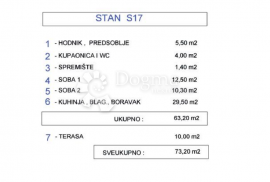 LUKSUZNI STAN U NOVOGRADNJI, Zadar, شقة