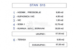 LUKSUZNI STAN U NOVOGRADNJI, Zadar, Wohnung