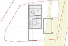 OPATIJA, CENTAR - zemljište 929m2 za vilu s bazenom s građevinskom dozvolom, centar Opatije, panoramski pogled, Opatija, Zemljište