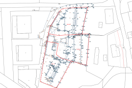 OPATIJA, CENTAR - zemljište 929m2 za vilu s bazenom s građevinskom dozvolom, centar Opatije, panoramski pogled, Opatija, Zemljište