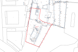 OPATIJA, CENTAR - zemljište 921m2, u centru Opatije s građevinskom dozvolom za vilu s bazenom, panoramski pogled na more, Opatija, Terreno